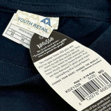 Kerusso  Kids Medium John 3:16 Verse Crewneck T-Shirt Navy Orange Christian NWT