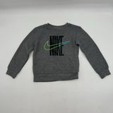 2 pc Nike Activewear Outfit Sweatshirt Sweat Pants Green Blue Logo Size 3T