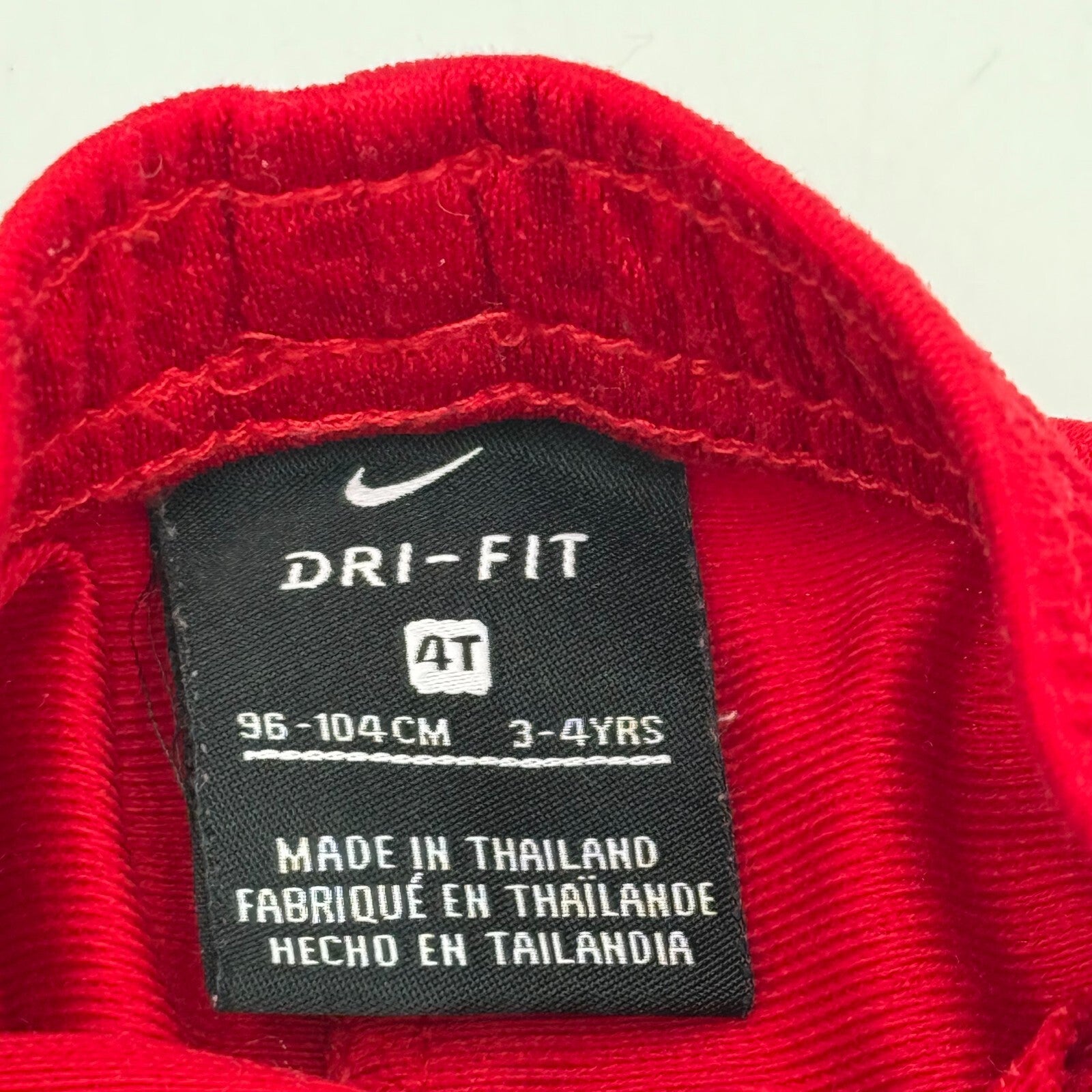 Lot of 3 Kids Boy’s Size 4 4T Sweatpants Cargo Pants Dri-fit Shorts Nike Red