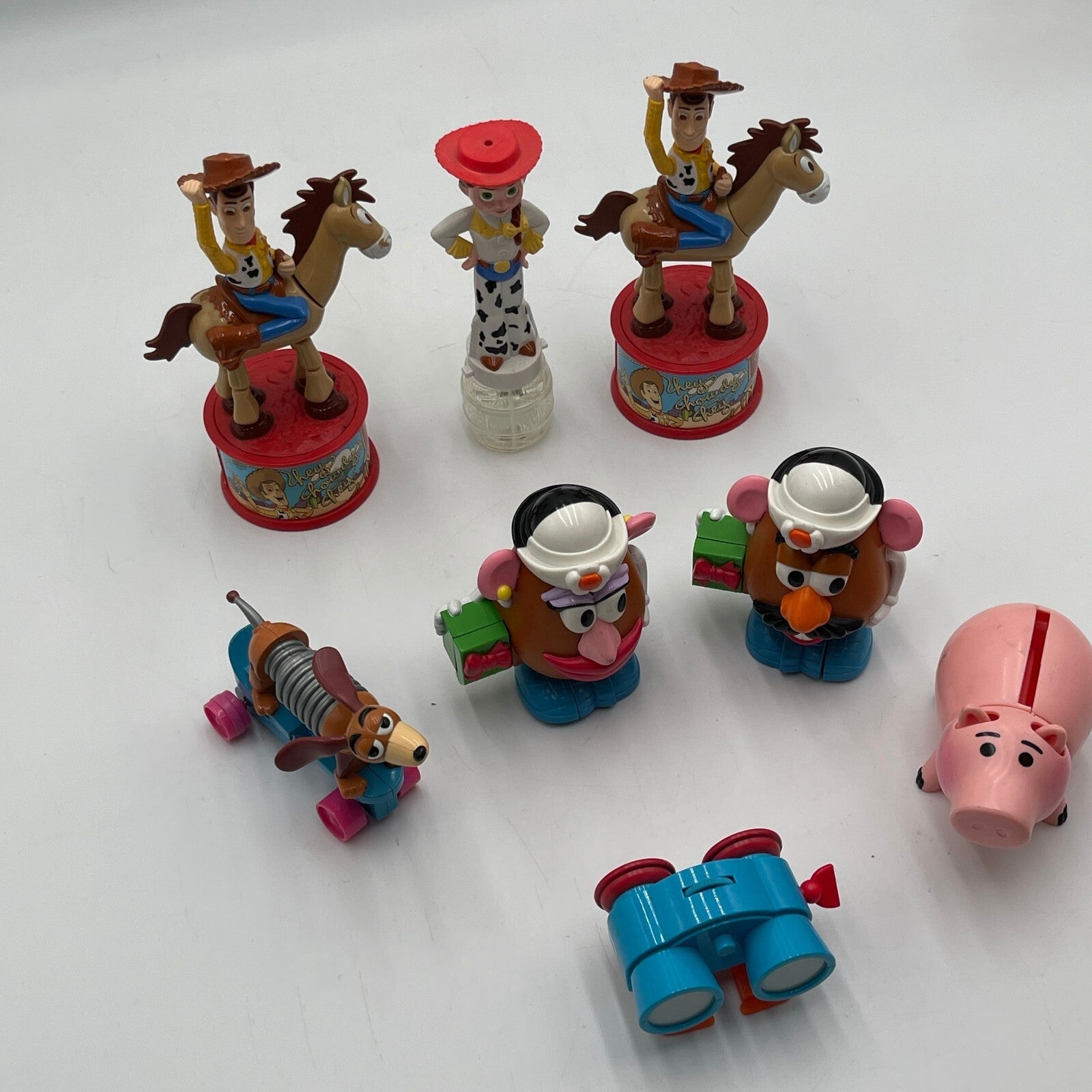 Lot of 8 Vintage McDonalds Disney Pixar Toy Story 2 Collectible Toys Rare