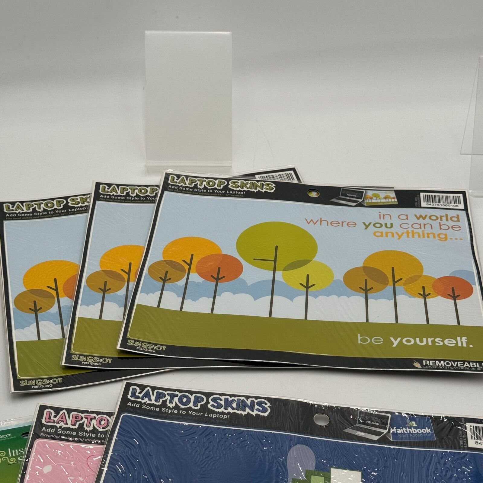 Huge Lot 25+ Sets Christian Decals Car Window Mirror Laptop Skins 14-17in NEW
