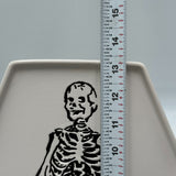 Threshold Lot of 3 Halloween-Themed Design Serving Platter Stoneware Boo Coffin