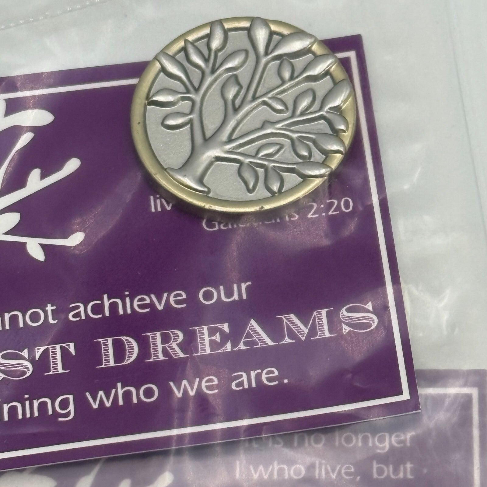 Lot of 6 Pocket Prayer Coins Blessed Change Praises Peace Hearts Bible Verse NWT