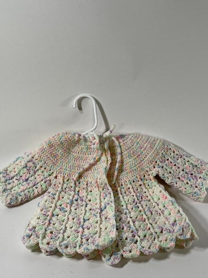 Beautiful Knitted Baby Girls Sweater - Size Unknown Unbranded