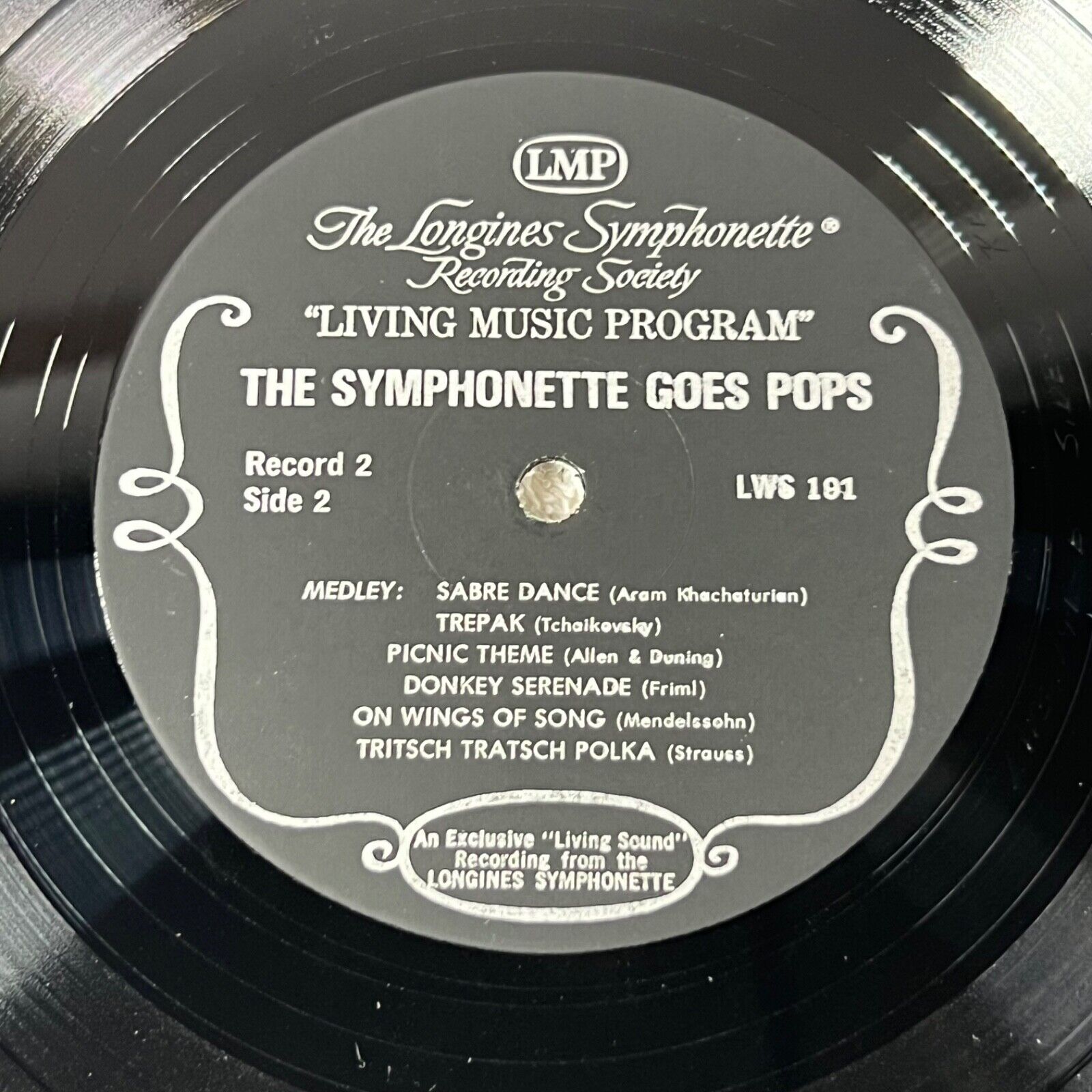 A Longines Symphonette Collectors Edition The Nostalgic Thirties LWS166 Vinyl LP