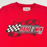 Hanes Play Wear Kids Race 2 Win Trendy Crewneck T-Shirt Red Size 2T NWT