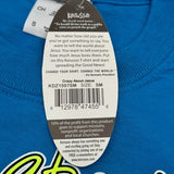 Kerusso Crazy About Jesus T-Shirt Crewneck Short Sleeve Blue Kids Small NWT