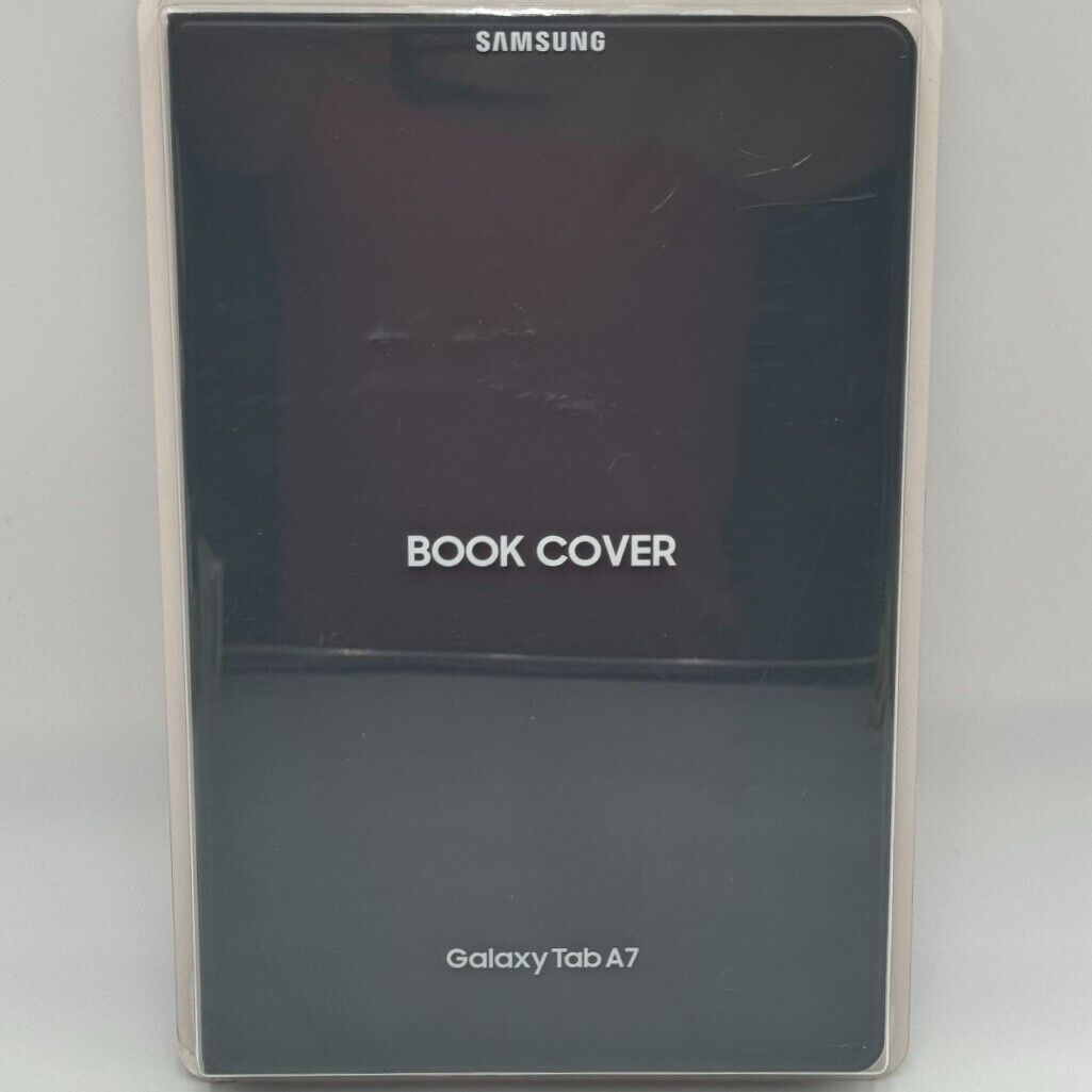 Genuine OEM Samsung Galaxy Tab A7 Book Cover Gray Folio Case Stand