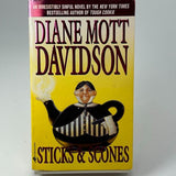Goldy Bear Culinary Mysteries Book 9: Sticks & Scones by Diane Mott Davidson PB