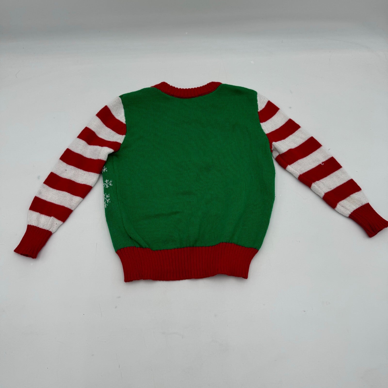 Kids Holiday Ugly Sweater Grinch Cristmas Define Naughty Green Red Snow Size 2T