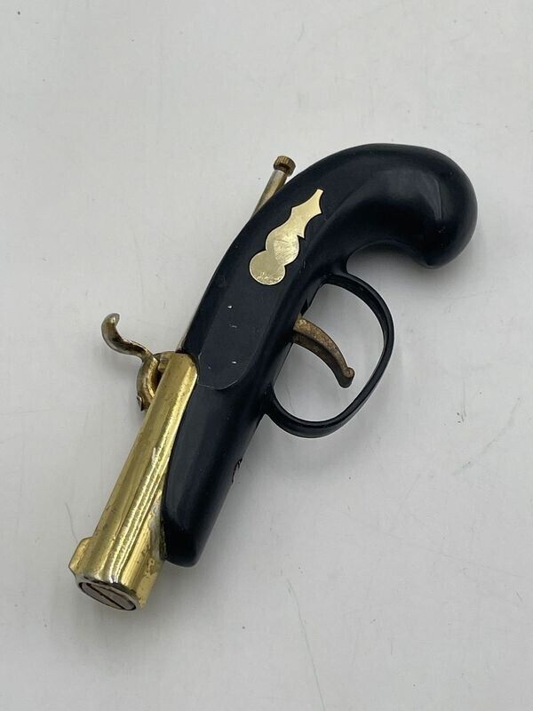 Vintage Pirate Pistol Gun Table Cigarette Lighter Japan Japanese Old Collectible
