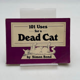 101 Uses for a Dead Cat by Simon Bond English Paperback Book Dark Humor Comedy