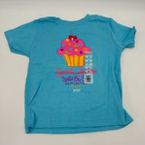 Kerusso Kids Crewneck Printed Cupcake & Christian Verse T-Shirt Blue Size 5T NWT