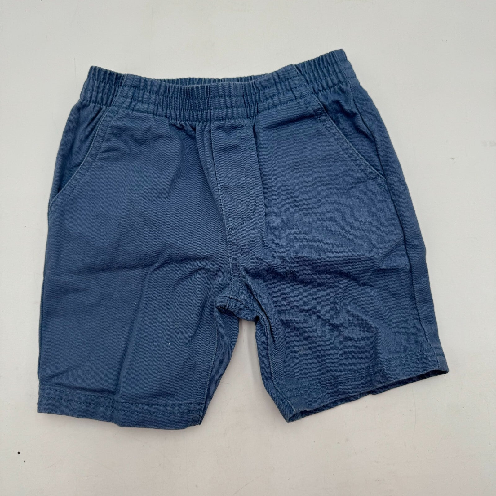 2 Pairs Kids Shorts Lucky Brand Summer Tan Orange Leave Navy Blue Todder Size 3T