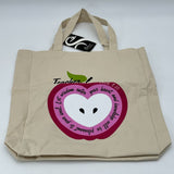 Set of 2 Swanson Tote Book Bag Teacher Canvas Bible Verse Printed Durable NWT