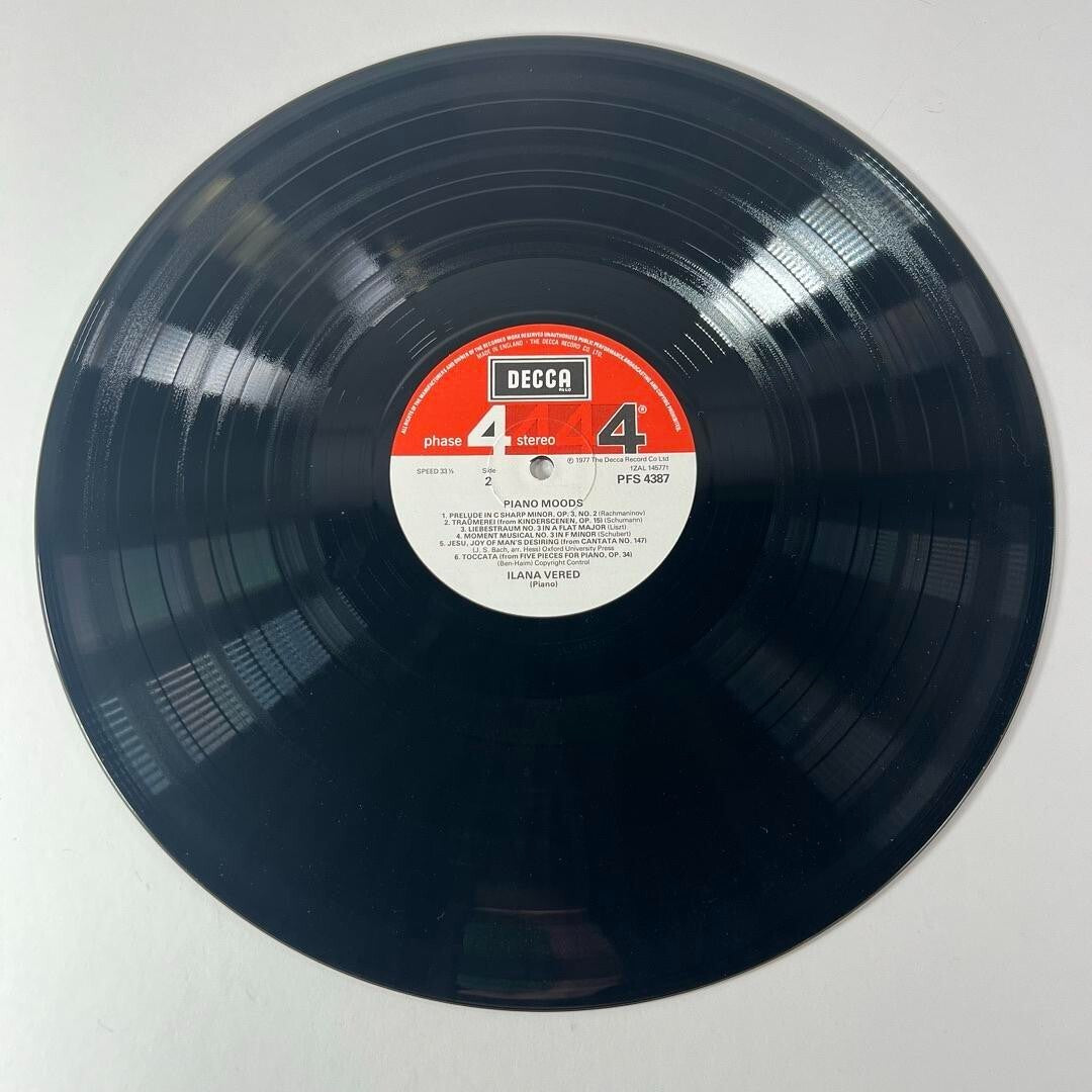 Ilana Vered – Piano Moods Phase 4 Stereo Concert Series Vinyl LP Decca PFSI 4387