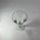 Pair of Vintage Clear Wine Glasses