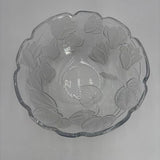 Fifth Avenue 12” Frosted Crystal Glass Bowl