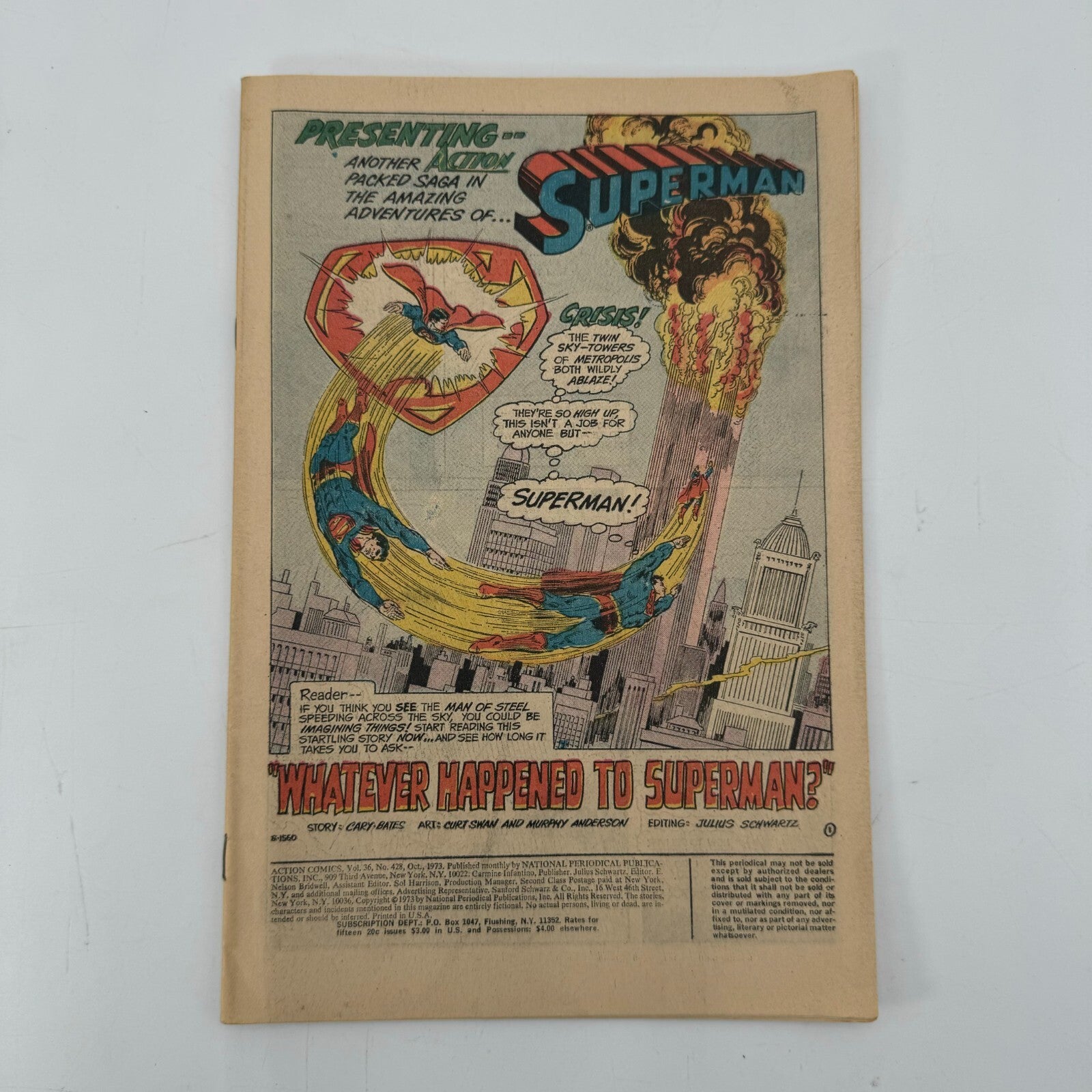 3 DC Comics Super Boy #94 1962 Superman Action Batman Deathmask 1973 - No Covers