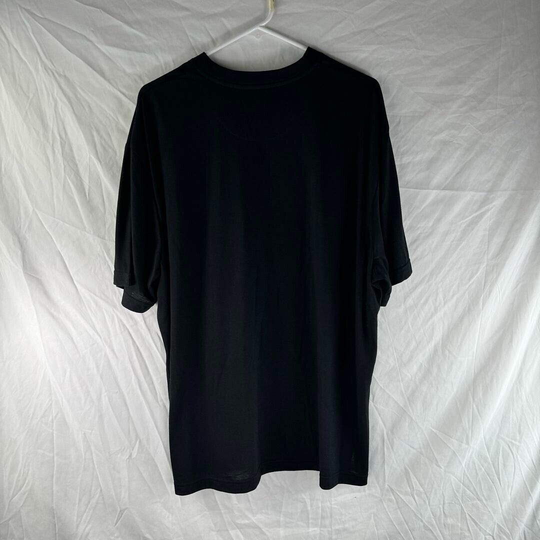 Haggar Mens Stretchy Crewneck Relaxed Short Sleeve T-Shirt Solid Gray Size XL