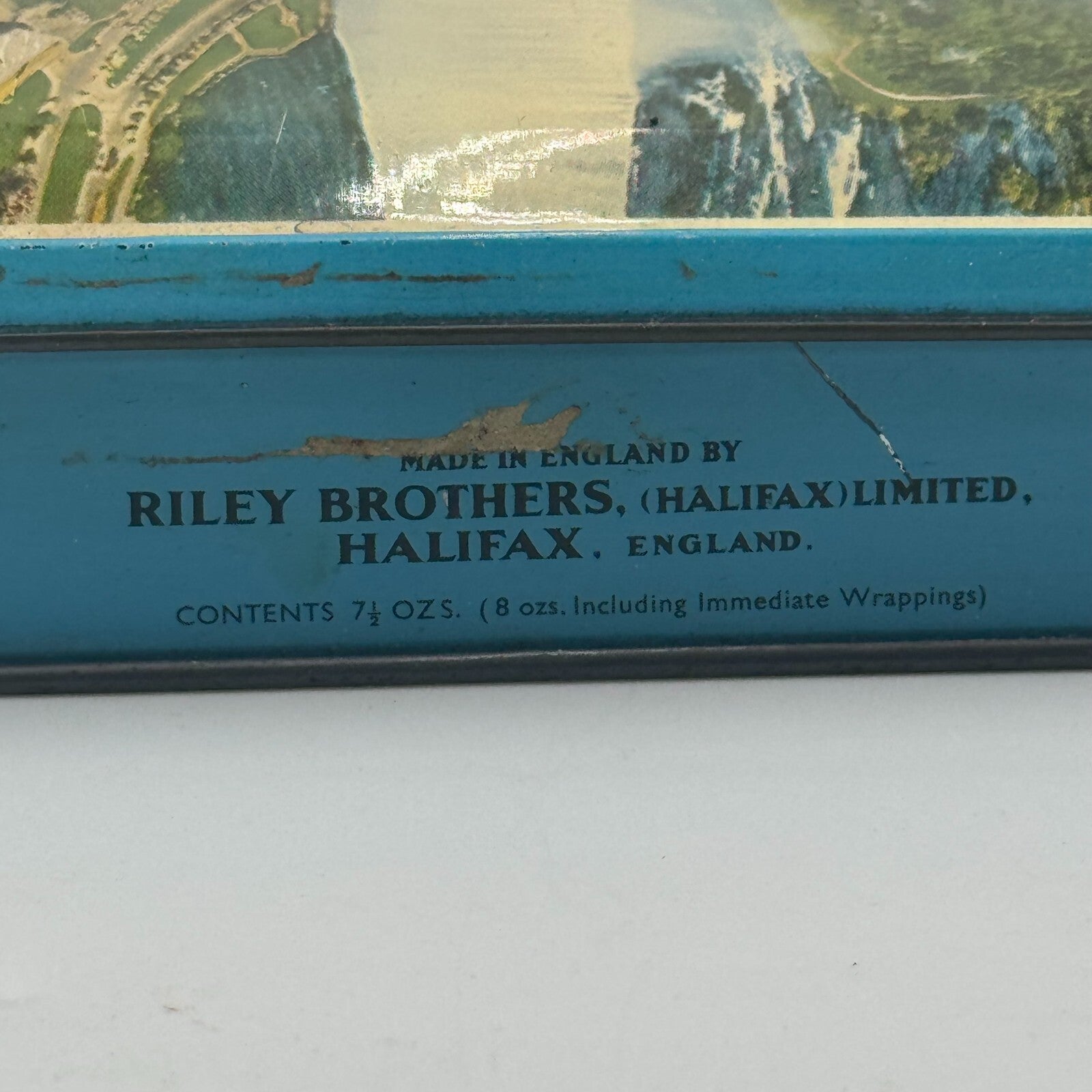 Lot of 4 Collectible Tins Niagra Falls Vermont Maple Syrup Good Housekeeping USA