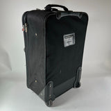 Atlantic 2 Wheel  Multiple Pockets Solid Black Travel Suitcase Unisex Size 22"