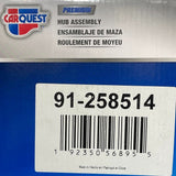 Carquest Premium 91-258514 Hub Assembly With Wheel Bearing