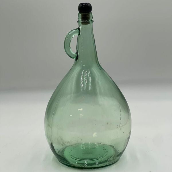 Vintage Almaden Vineyards Green Glass 1 Gallon Wine Bottle Jug with Cork