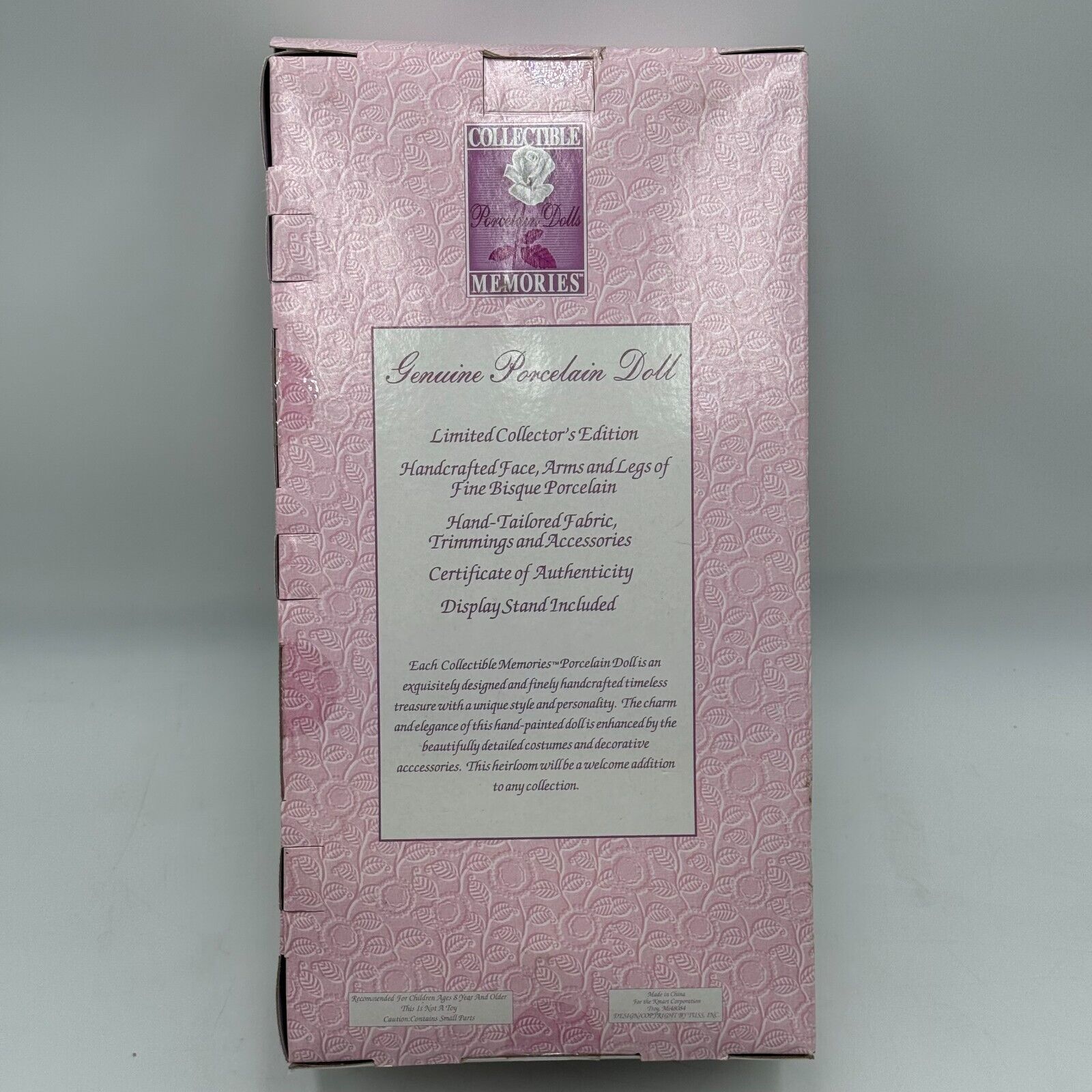Collectible Memories Isabel Handcrafted Genuine Porcelain Doll LIMITED EDITION