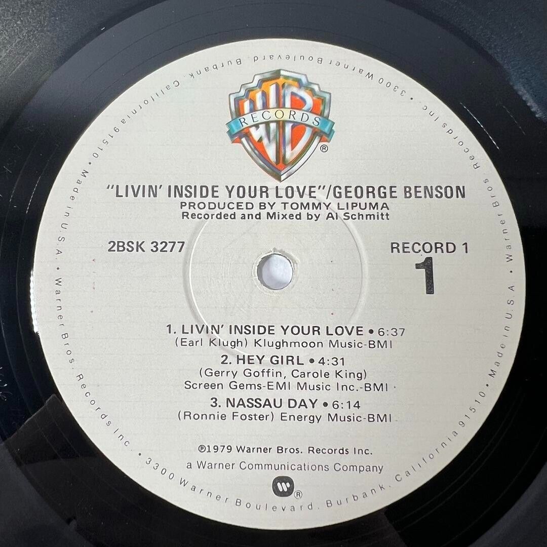 George Benson – Livin' Inside Your Love 2 Vinyl LP Warner Bros Records 2BSK 3277