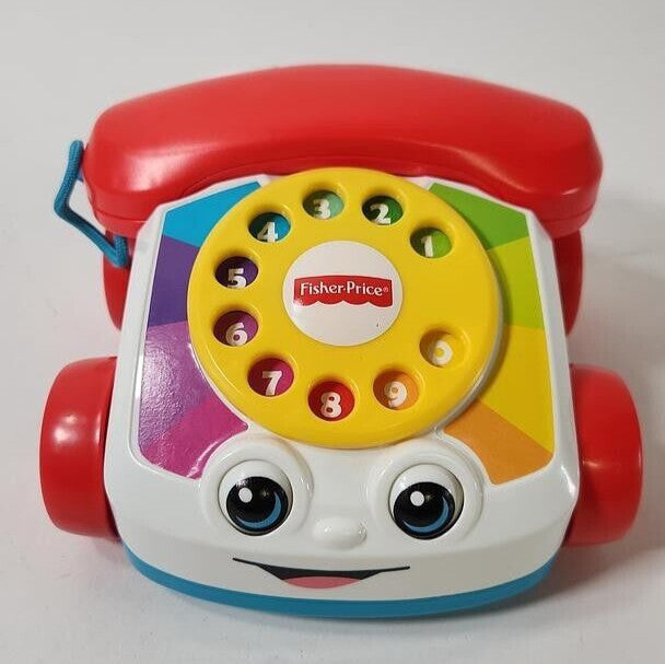Fisher-Price Dial Telephone Pull Toy For Toddler - Imaginative  & Motor Skill