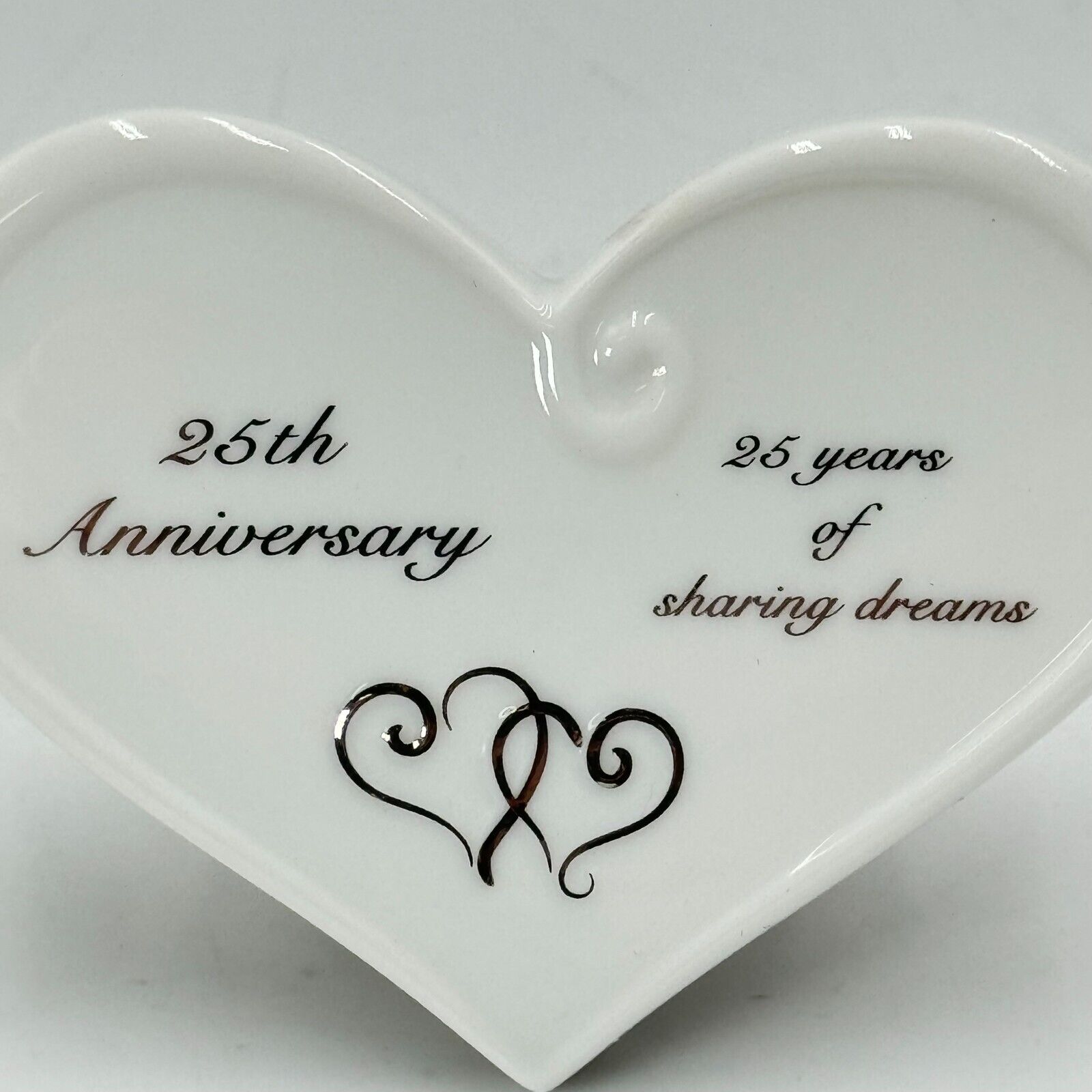 25 Years Silver Anniversary Celebration Gift Set Decor Cards Cross Heart New