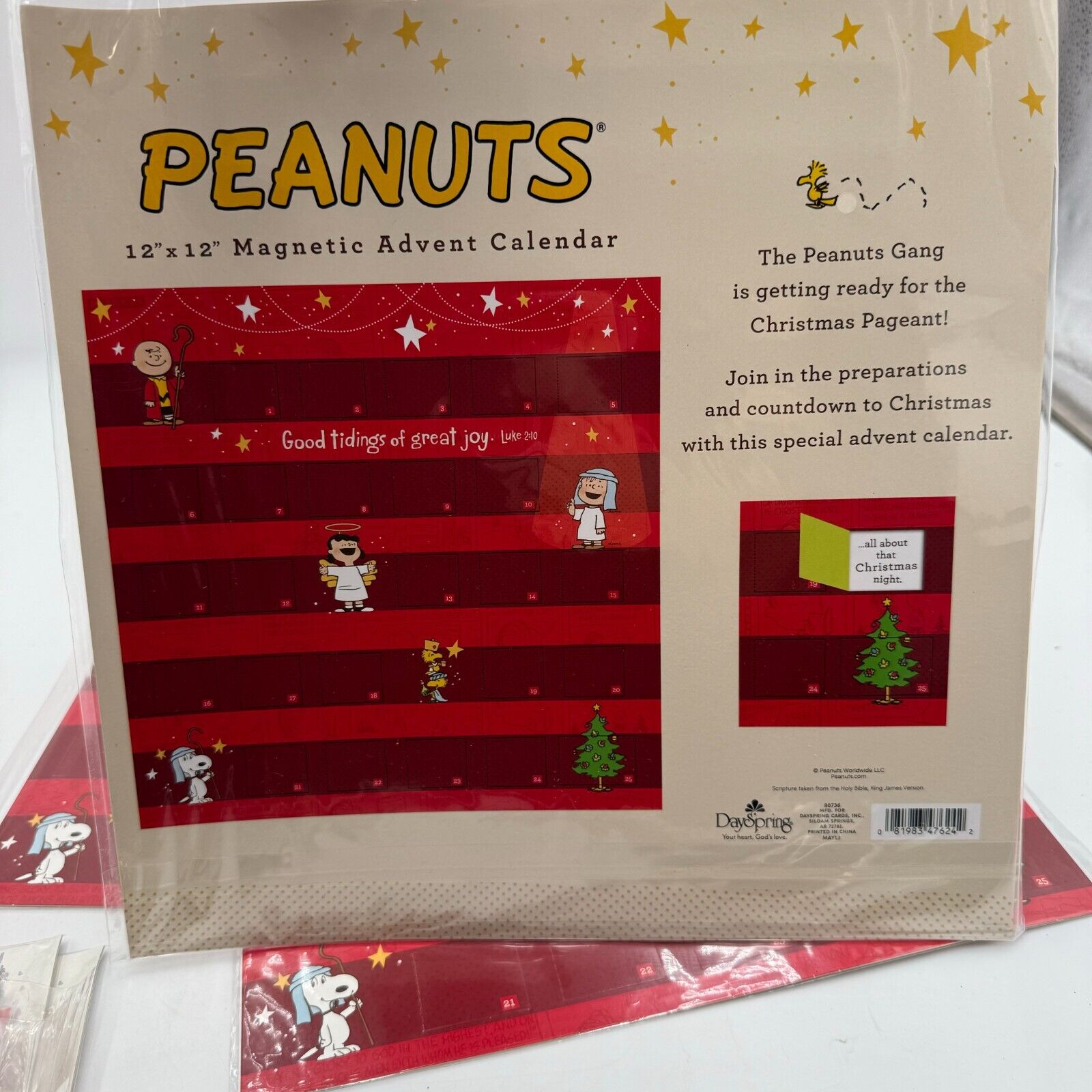 12 Various Advent Calendars Christmas Tree Jesus Charlie Brown Love Animals City
