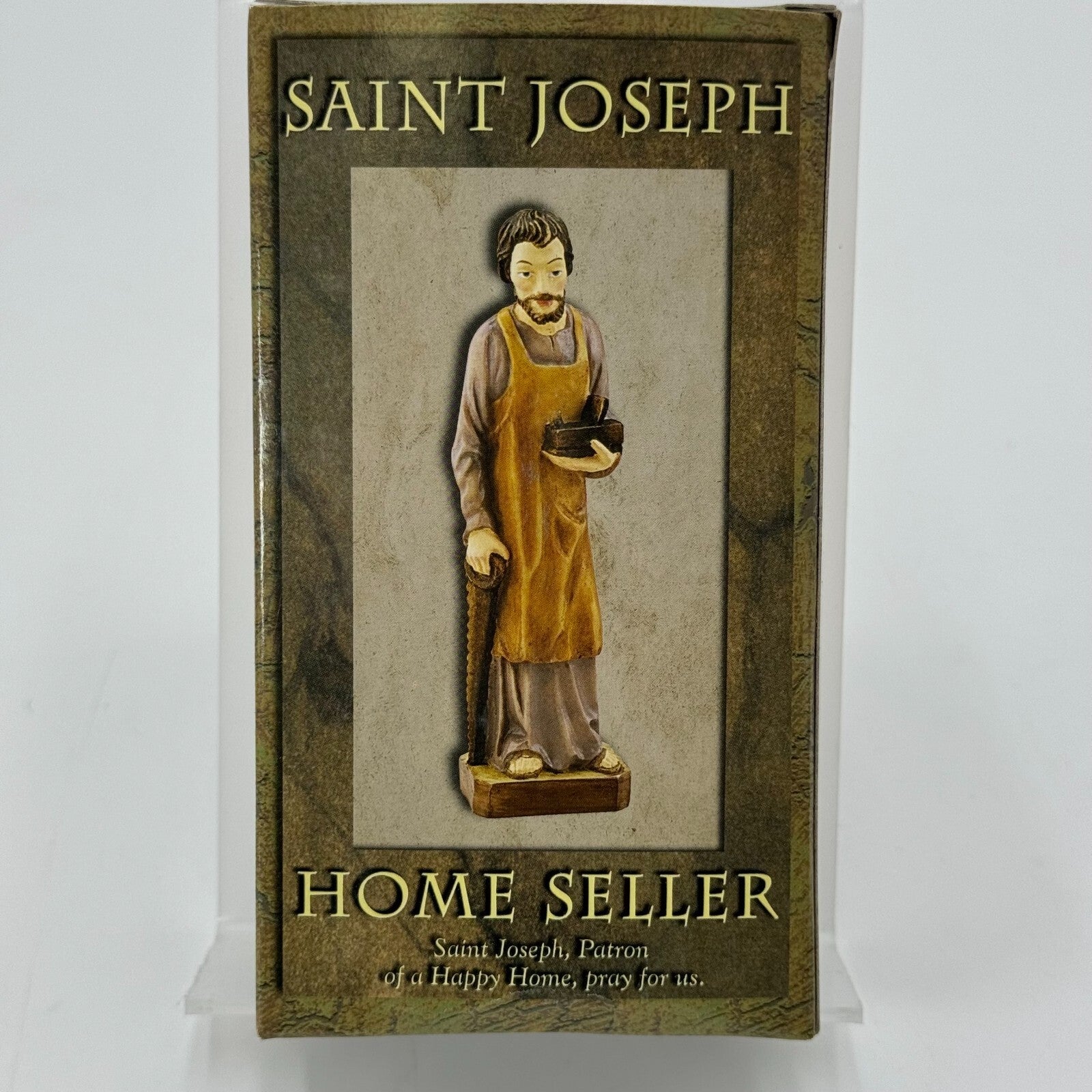 Saint Joseph Home Seller by Christian Brands 5” Wood Figurine