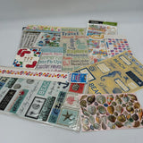 Huge Lot Arts & Crafts Decor Sticker Sets Beach Summer Spring Flowers 100+PCs