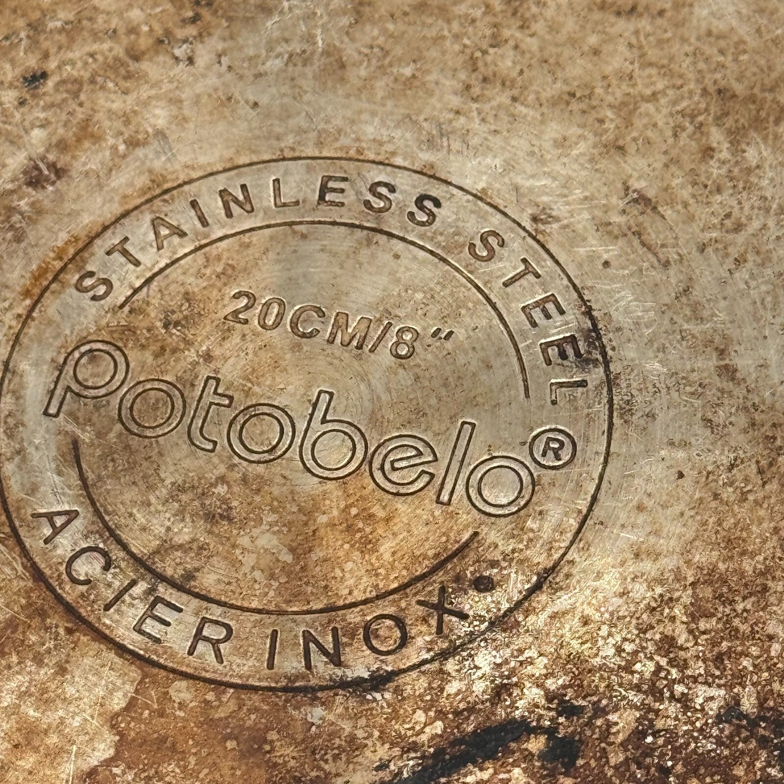 Potobelo Stainless Steel 8in Frying Pan & Chefs Pride 6qt Stock Pot 3 Ply Base