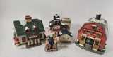 Lot of 4 Vintage Ceramic Christmas Decor, Seasonal Specialties, Lefton, Motrix