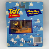 New 1996 Basic Fun Disney Toy Story Slinky Dog KeyChain Really Works NIB