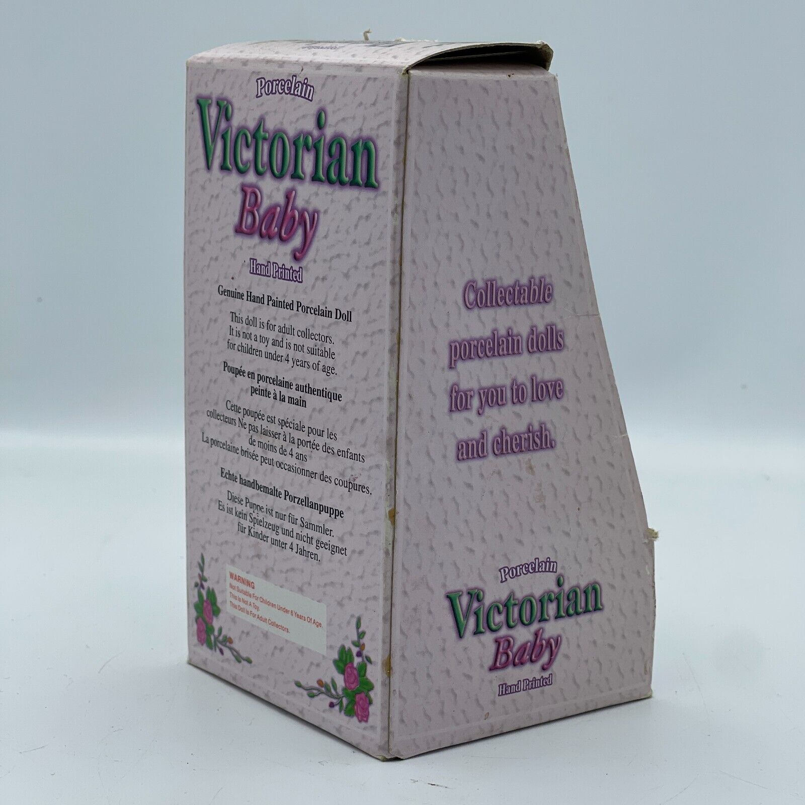 Vintage Christina Collection Hand Painted Porcelain Victorian Baby Doll Ltd Ed.
