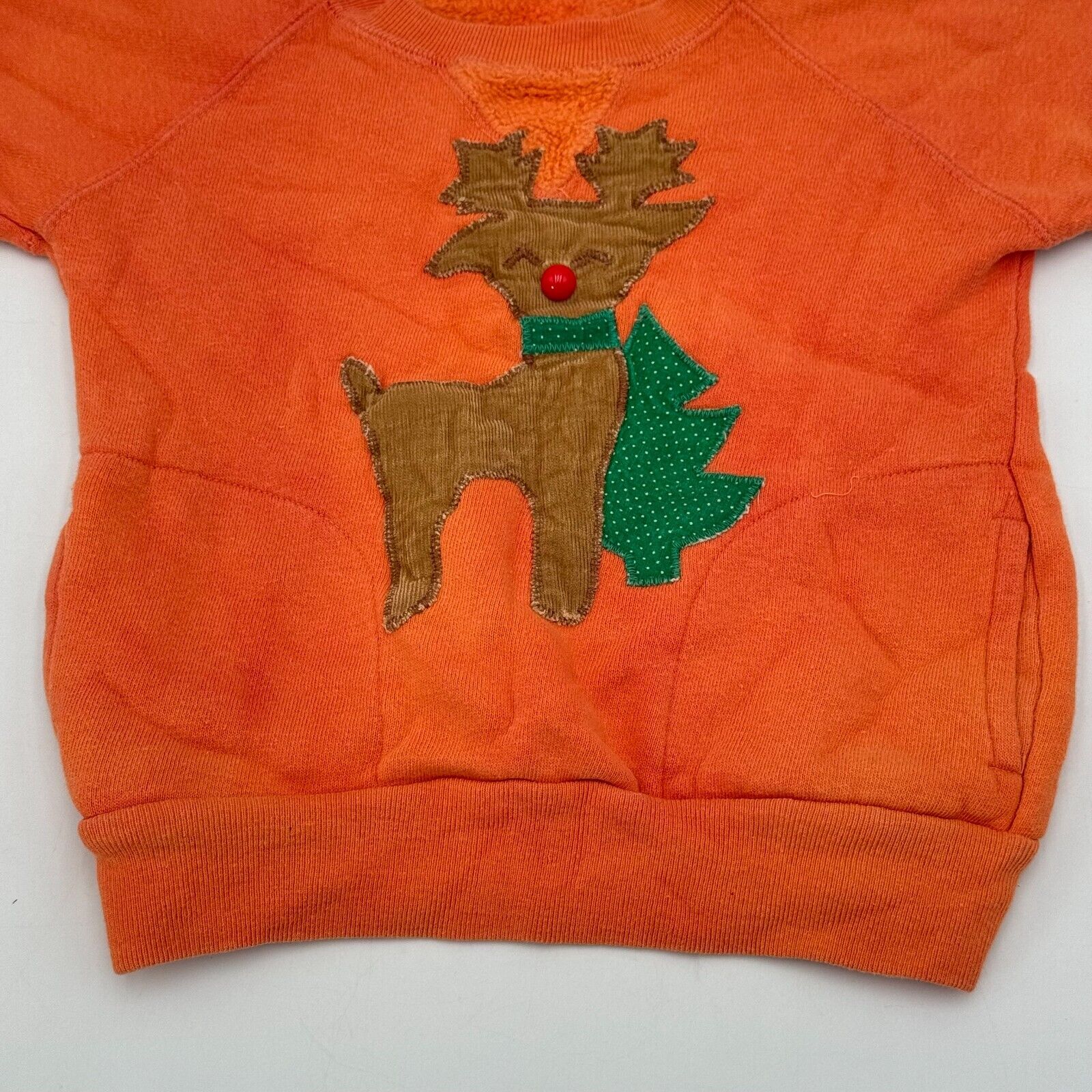 3 Toddler Christmas Sweaters Red Snow Trees Santa Orange Reindeer 2T 3T 5T