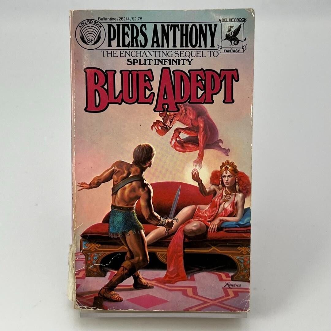 The Apprentice Adept Book 2: Blue Adept by Piers Anthony 1987 PAPERBACK BOOK