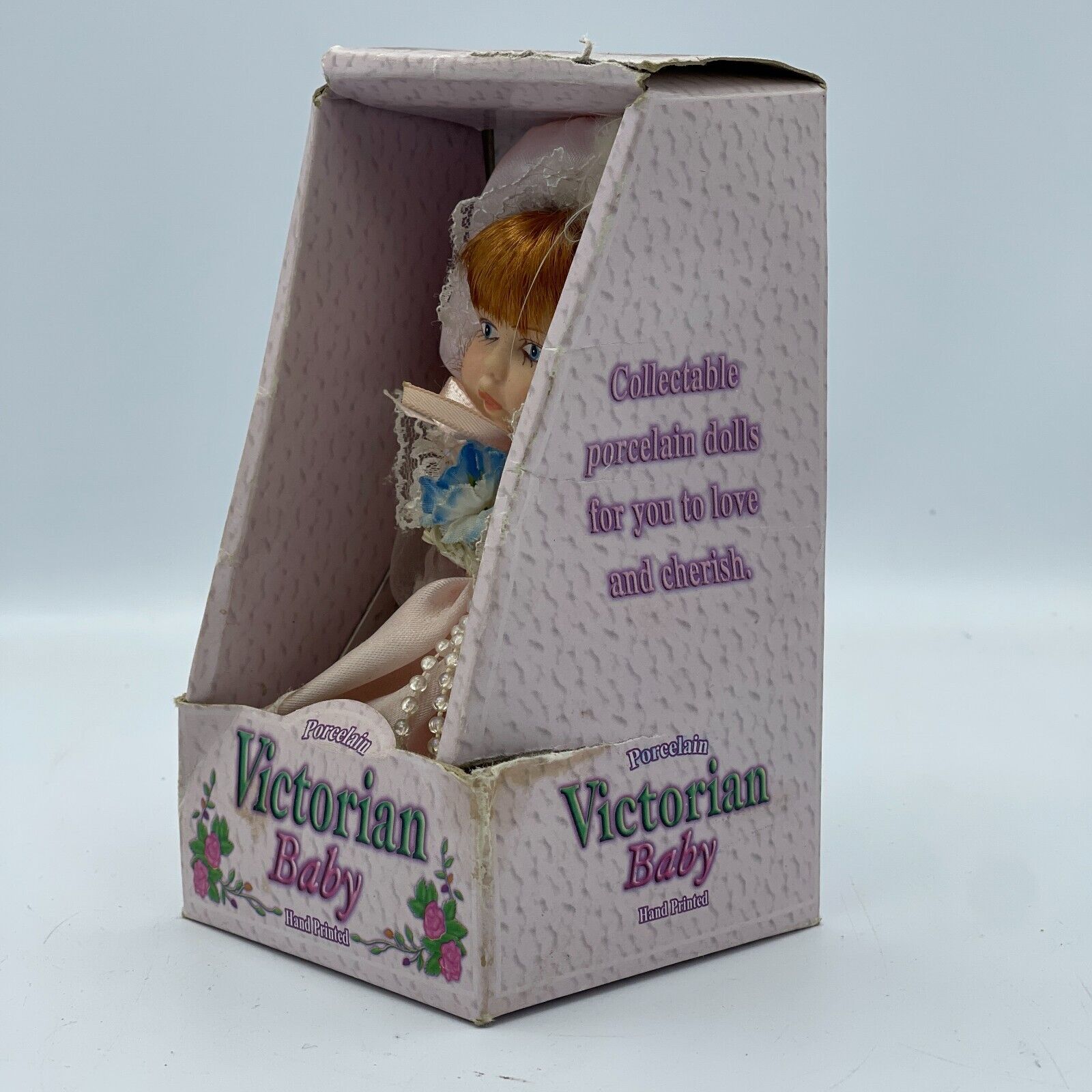 Vintage Christina Collection Hand Painted Porcelain Victorian Baby Doll Ltd Ed.