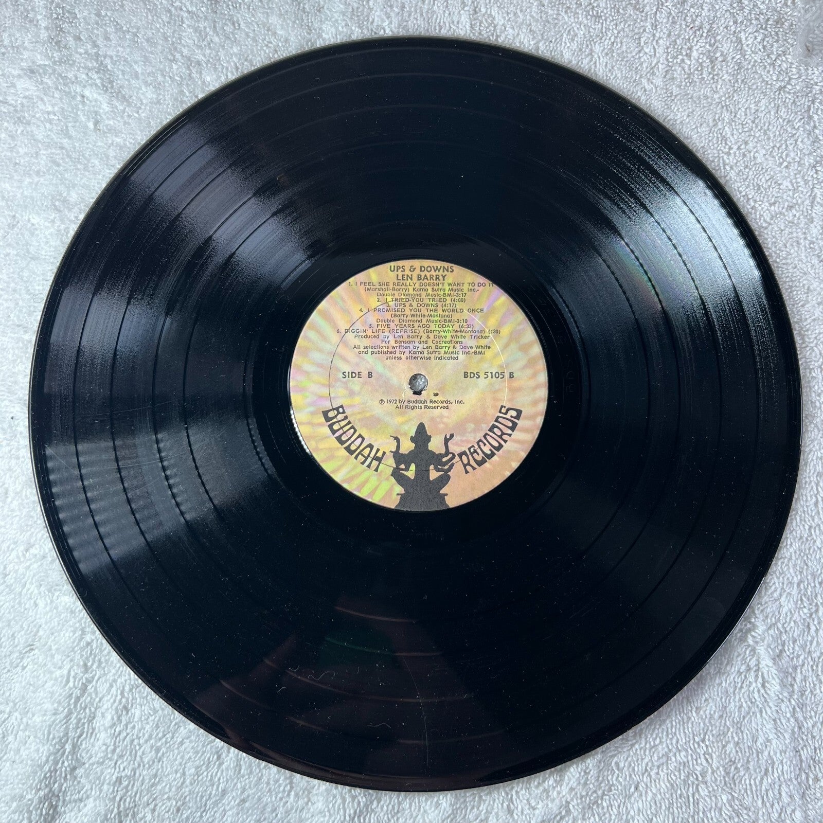 Len Barry – Ups And Downs Vinyl LP US 1972 Buddah Records – BDS 5105 POP MUSIC