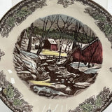Vintage JOHNSON BROS FRIENDLY VILLAGE 5.5" Dessert PLATE