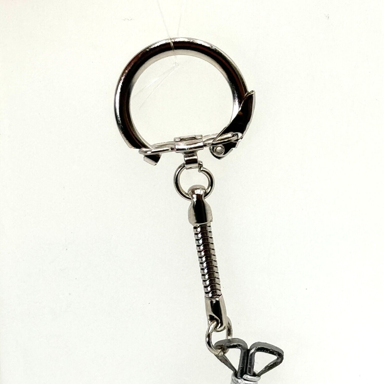 Disciple’s Cross Hand Crafted Metal USA Christian Art Silver Keychain NWT
