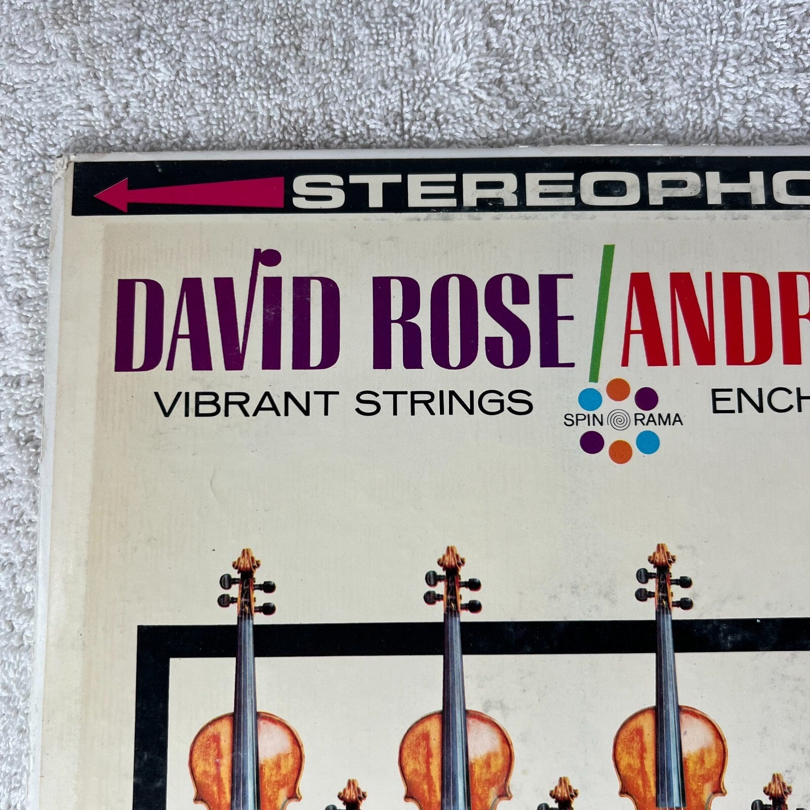 David Rose With The Stradivari Strings & André Previn Vibrant Strings MW124-116