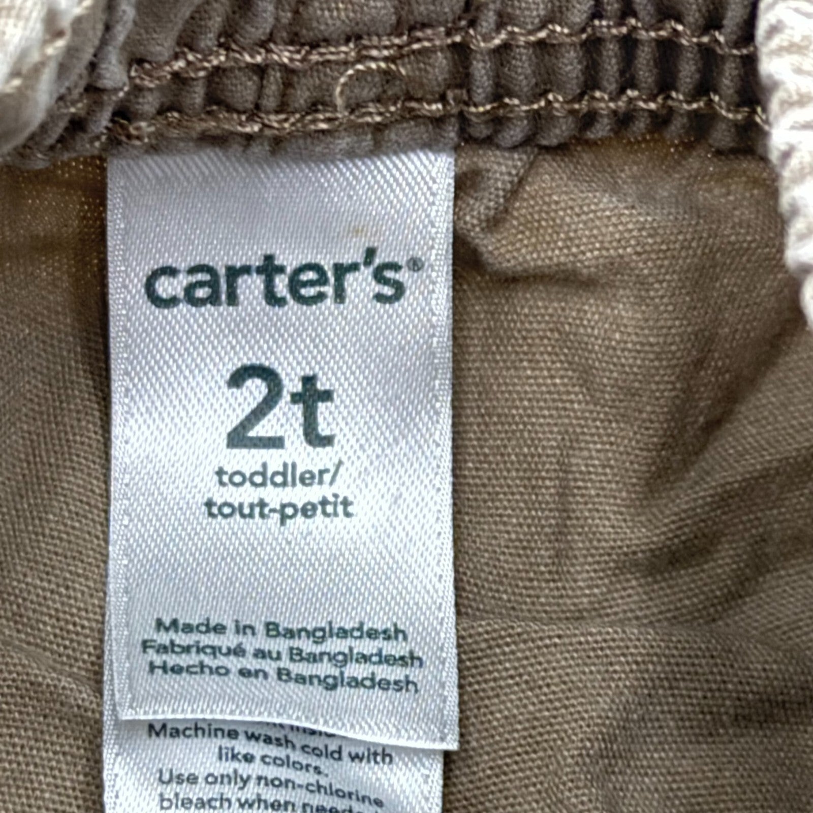 Lot of 8 Boy’s Pants & Shorts Cargo Stretch Jeans Sweats Grey Black Carter 2T