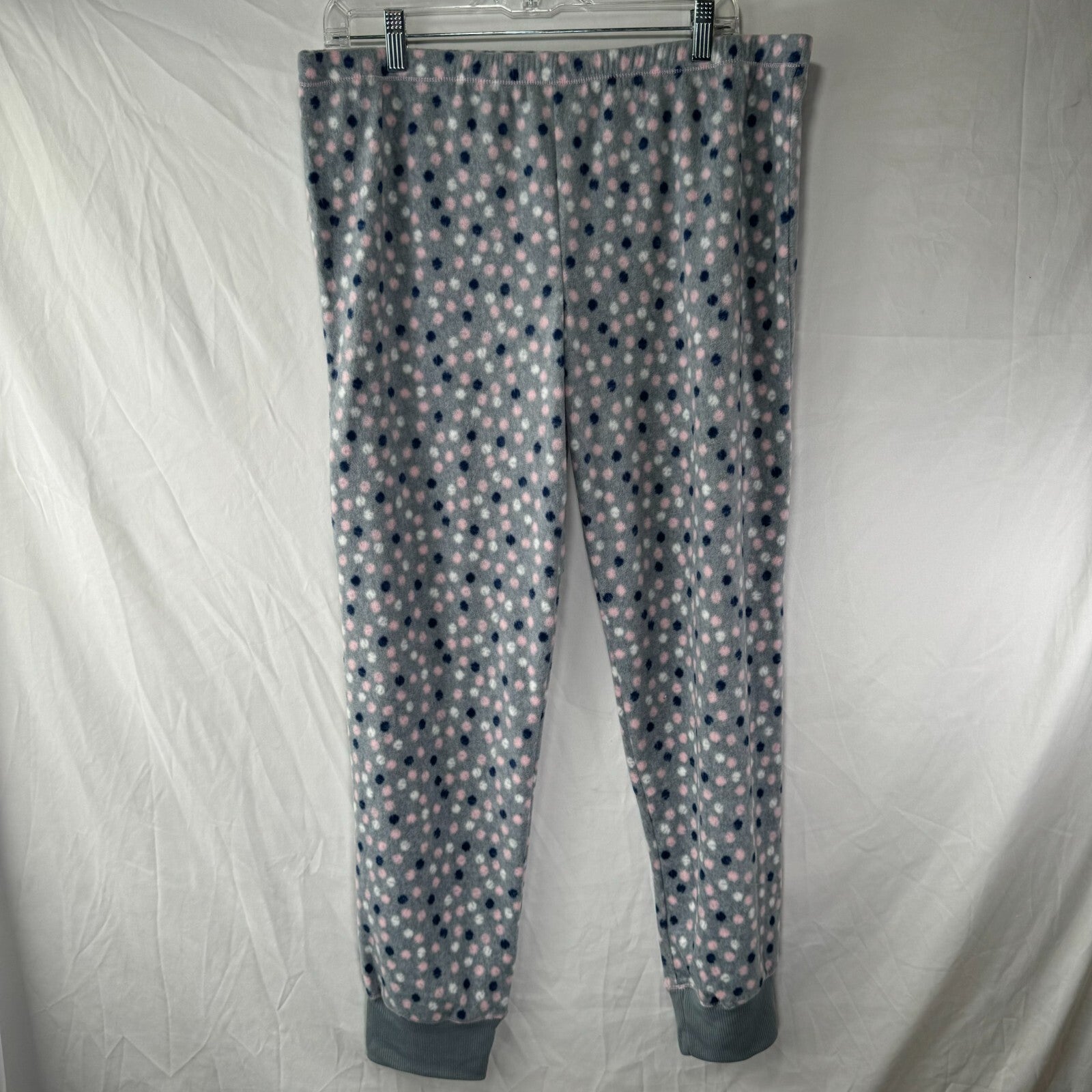 Jaclyn Intimates Womens Multicolor Polka Dot Pajama Set Gray Size XL NWT