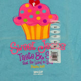 Kerusso Kids Crewneck Printed Cupcake & Christian Verse T-Shirt Blue Size 5T NWT