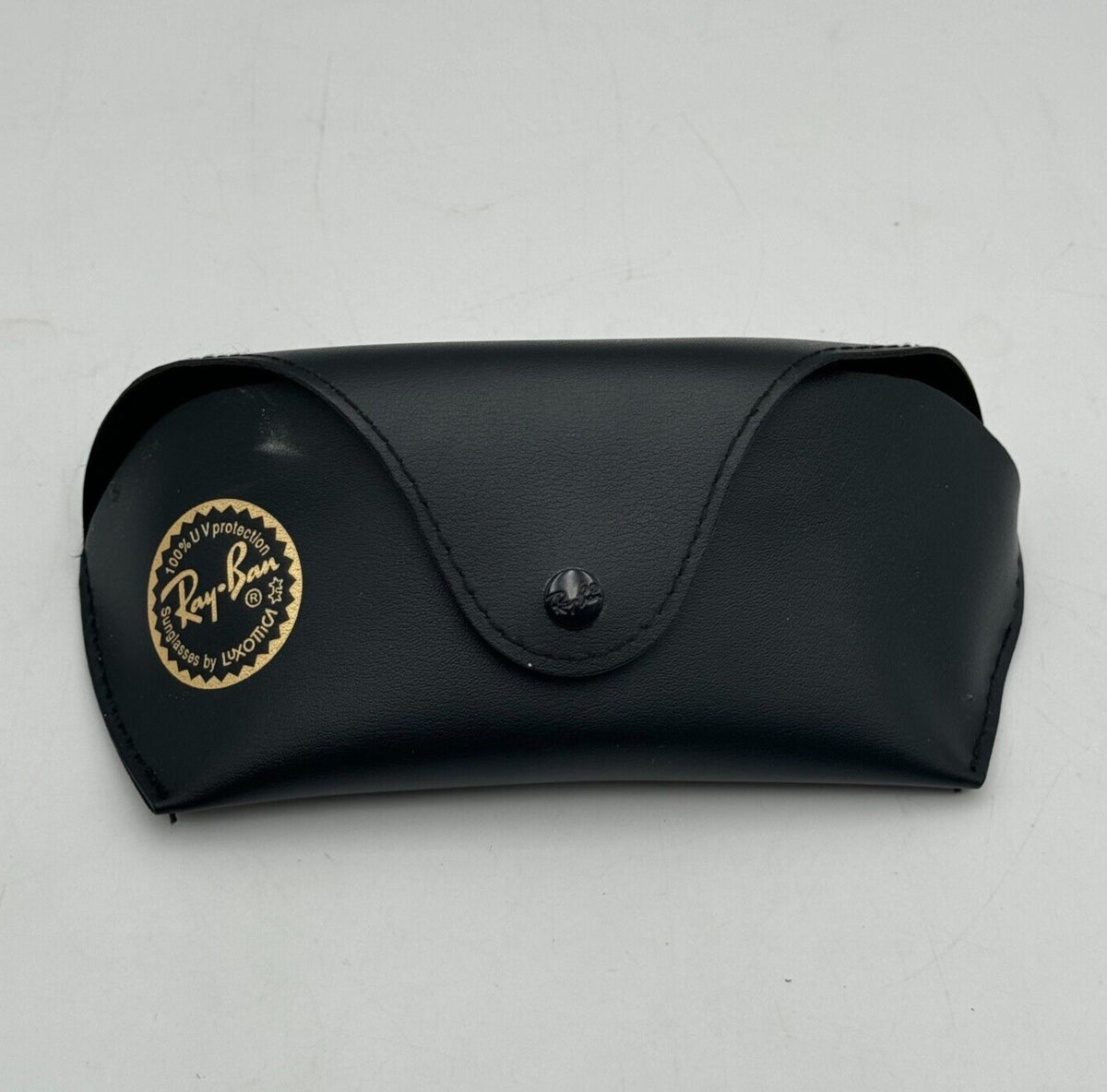 Authentic Ray-Ban Black Leather Sunglasses Snap Hard Case